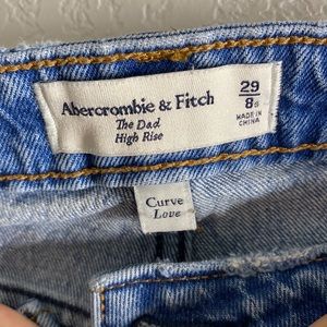 Abercrombie Curve Love The Dad Highrise Jeans